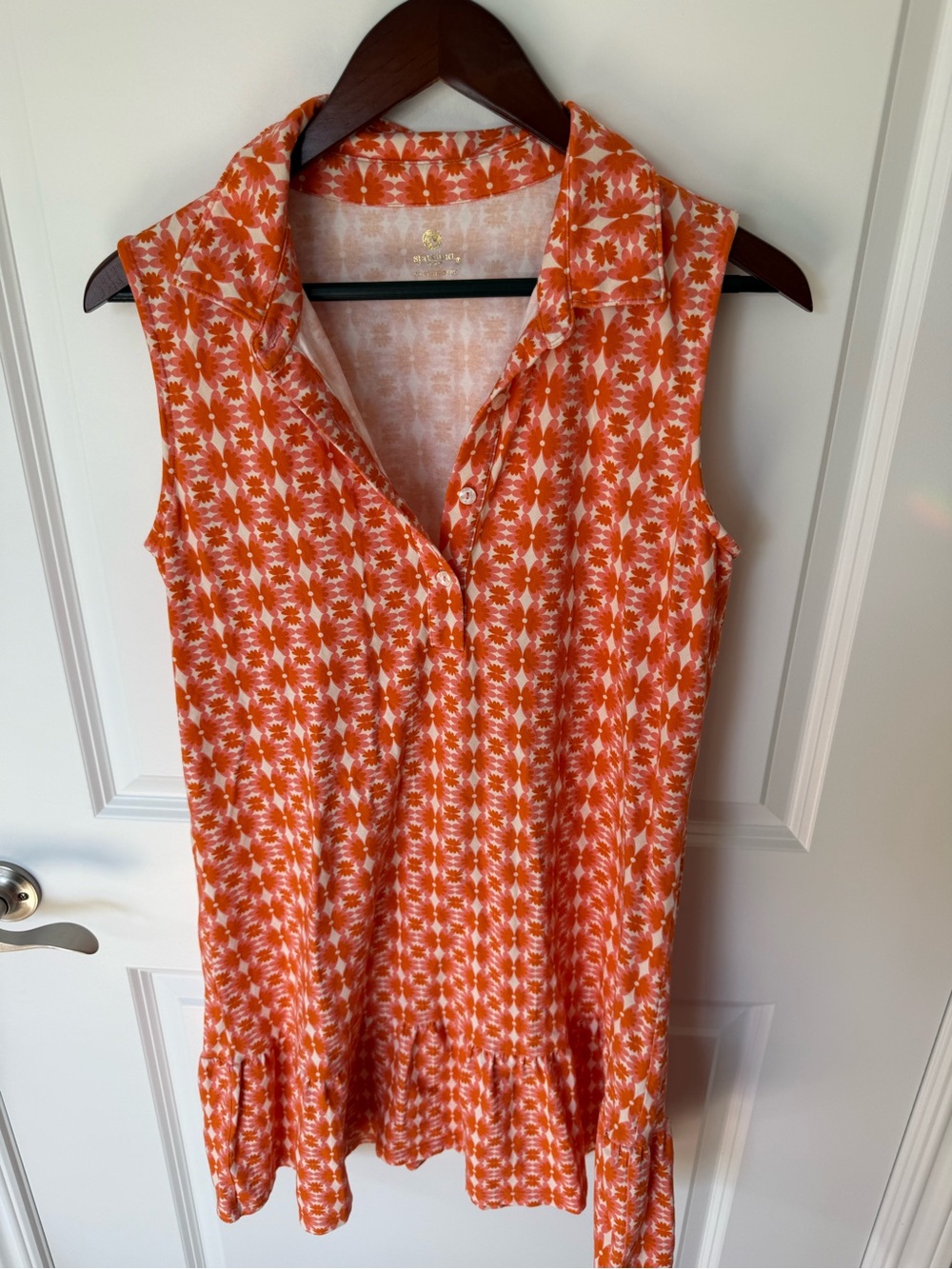 Spartina 449 Retro Print Dress Size Medium
